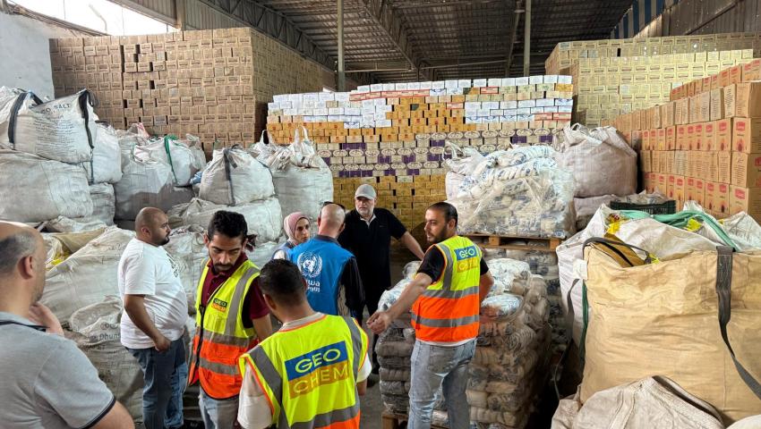 مشروع توفير وتسليم السلال الغذائية للاجئين الفلسطينيين في غزة – بدعم من مركز الملك سلمان للإغاثة والأعمال الإنسانية